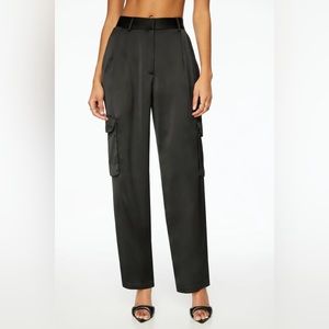 Dynamite Isabel Satin Cargo Pants - Size 6